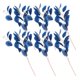 thumbnail image 4 of 6 uds ramitas de eucalipto simuladas hojas de eucalipto artificiales tallos verdes para arreglos florales, 4 of 4