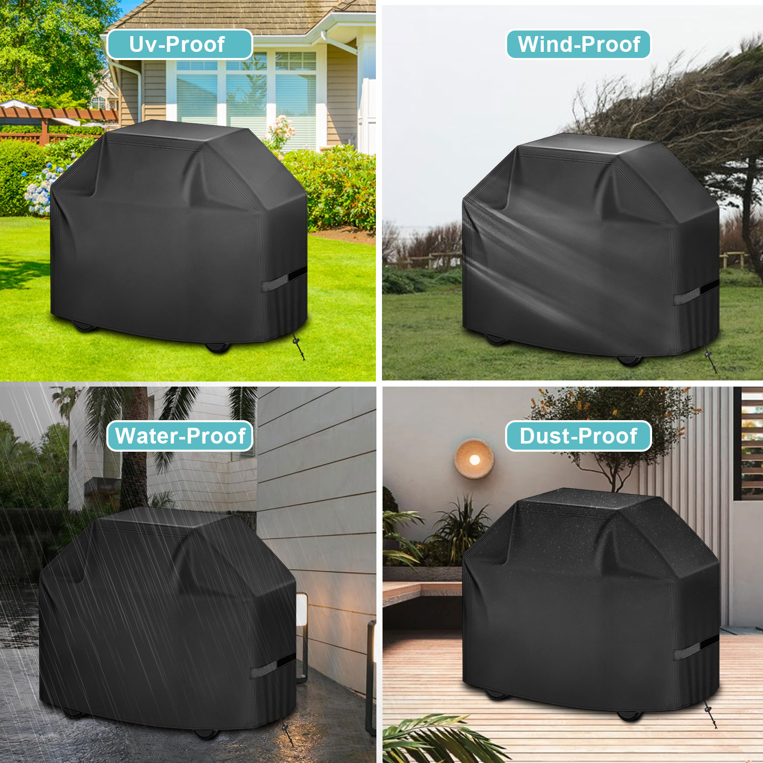 GVDV 58" Waterproof Grill Cover photo 2