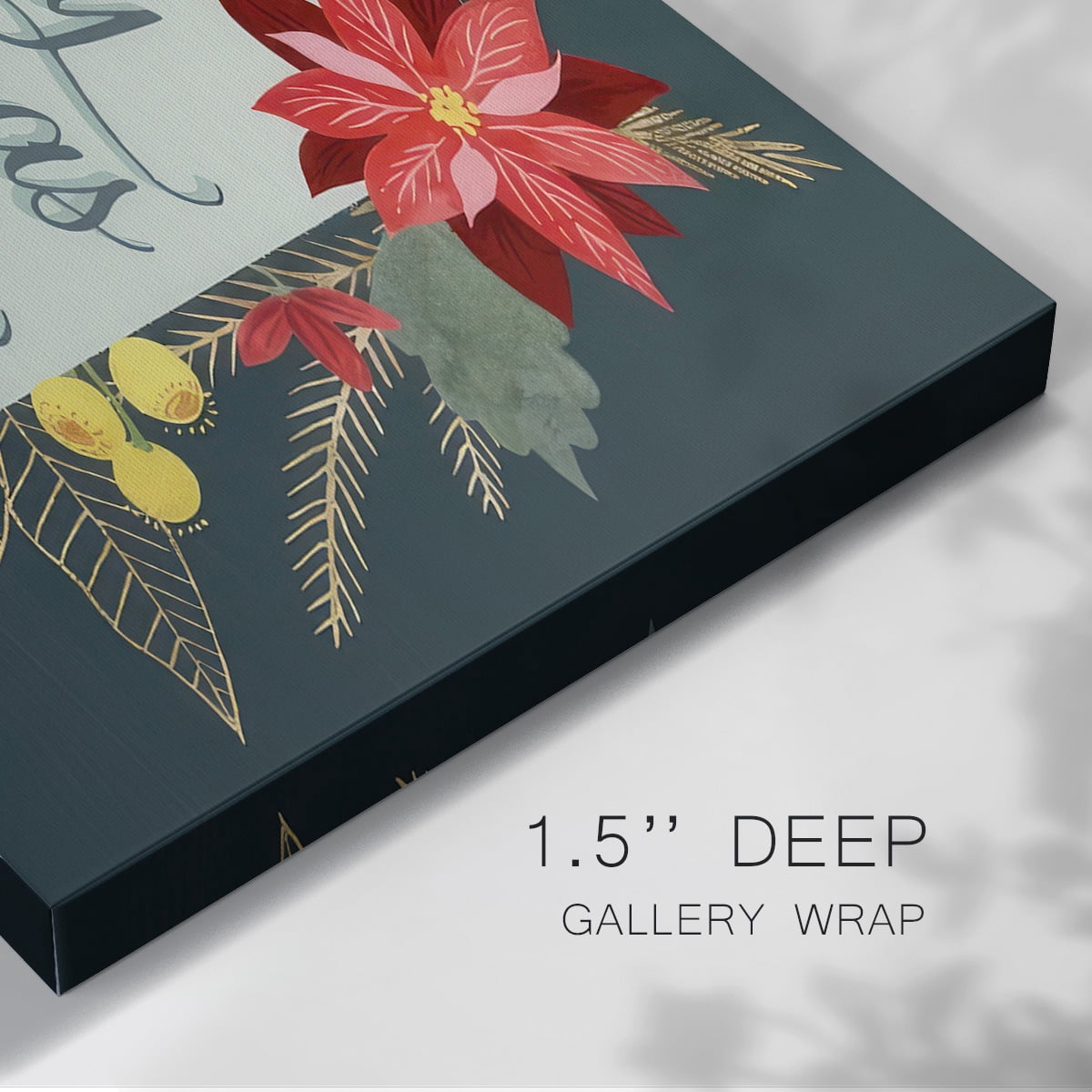 Bright Christmas Night I- Gallery Wrapped Canvas