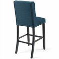 thumbnail image 4 of Modway Baron Fabric Upholstered Dining Bar Stool in Azure, 4 of 4