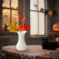 thumbnail image 4 of Fall Decor for Indoor, Autume Thanksgiving Home Holiday Decoration, Artificial Orange Pumpkin Berry Maple Leaf Floral Stems Branches Decoration for Harvest Vase Arrangement(Orange2,16.5" H ), 4 of 5