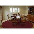 thumbnail image 5 of Garland Rug Medallion Chili Red Round Indoor Area Rug, 5' x 5', 5 of 6