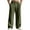 l-Army Green633, variant on Hifoo Men Casual Pants Comfortable Tapered Fit Lightweight Soft Stretch Flat Front Trousers With Pockets Daily Wear Joggers Slacks Solid Color Streetwear Relaxed Fit