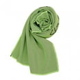thumbnail image 3 of GARENDE 2xCooling Towel Sweat Towel, Fast Drying Instant Cooling Relief, Towel, Cool Towel Ice Towel for Travel Hot Weather Sports Hiking Gym , green, 3 Pcs, 3 of 9