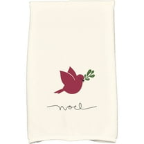 Simply Daisy 18" x 30" Noel Bird Holiday Animal Print Kitchen Towel