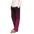 thumbnail image 1 of Puntoco Pantalones casuales largos para hombre Pantalones de pijama a cuadros holgados con estampado de cuadros casuales a la moda para hombre Pantalones largos, 1 of 4