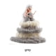 thumbnail image 2 of Cateissary Baby Doll Dress Newborn Home School Nursery Dormitorio Vestir Juguete Adorable Cumpleaños para Niños Niños Decoración Gris, 2 of 6
