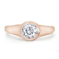 thumbnail image 2 of 3/4 Ct Lab Created Moissanite Diamond Solitaire Engagement Wedding Ring In 14K Rose Gold Over Sterling Silver(G-H Color,VVS1 Clarity,0.75 Cttw)-6.5, 2 of 8