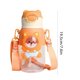 thumbnail image 3 of Taza de agua con pajita para niños de 660 ml, botella deportiva bonita a prueba de fugas (naranja), 3 of 8