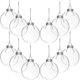 thumbnail image 1 of 6Pcs Clear Plastic Christmas Ball Fillable Ornament Xmas Tree Hanging Bauble Pendant Christmas Home Decoration Navidad Gift, 1 of 5
