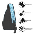 thumbnail image 5 of ZICANCN Crossbody Sling Bags for Women Men,Blue White Cloud Casual Shoulder Backpacks for Hiking Daypacks, 5 of 9