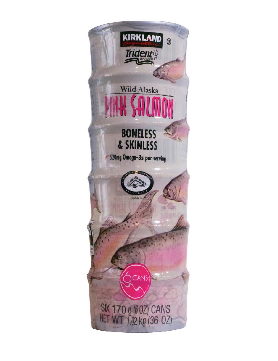 Kirkland Signature Wild Alaskan Pink Salmon, 6 oz, 6count