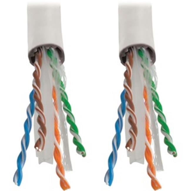25 Foot White Cat6 UTP Plenum CMP Rated Ethernet Patch Cable by Custom Cable Connection