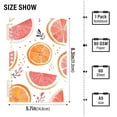 thumbnail image 2 of FORMRS 1-Subject Spiral Notebook 8" x 5" College Ruled 60 Refillable Sheet A5 Hard Cover, 2 Pack, Citrus Slice, 2 of 7