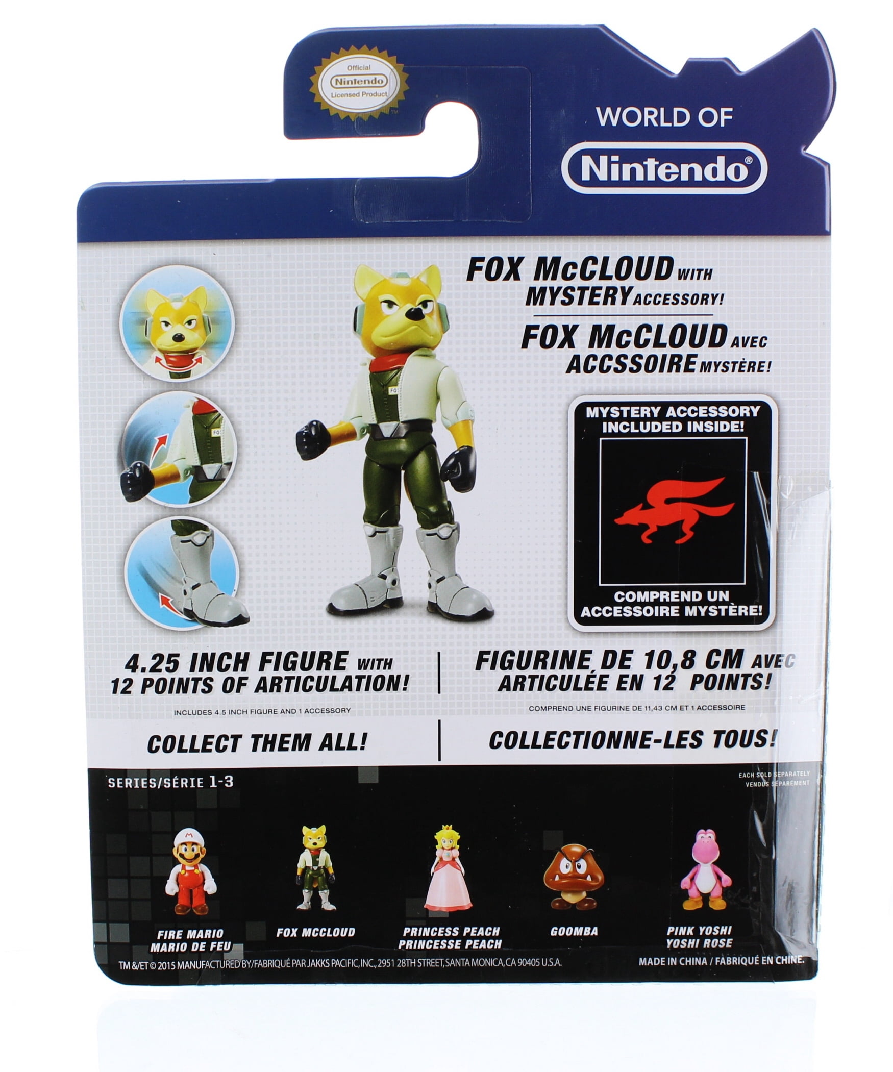 World of Nintendo 4.25 Fox McCloud Figure Wave 3