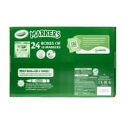 Crayola Bulk Markers for Kids, 24 Packs of 10, Broad Line, Bulk Classroom Supplies