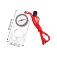 thumbnail image 2 of tredstone Compass Map Ruler Camping Outdoor Compass Map Scale Portable Acrylic Hiking Accessory with Lanyard, 2 of 7