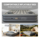 thumbnail image 2 of Colchón Inflable Queen Size +2almohada+bomba Aire 200x150x40 Modelo Gris, 2 of 4