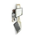 thumbnail image 6 of Umbra Cubiko Rectangular Wall Mirror and 5 Hook Storage Unit With Open-Side Access 12x8x4" Black, 6 of 10