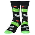 thumbnail image 4 of Crazy Socks Golf Fun Print Novelty Crew Socks for Men, 4 of 6