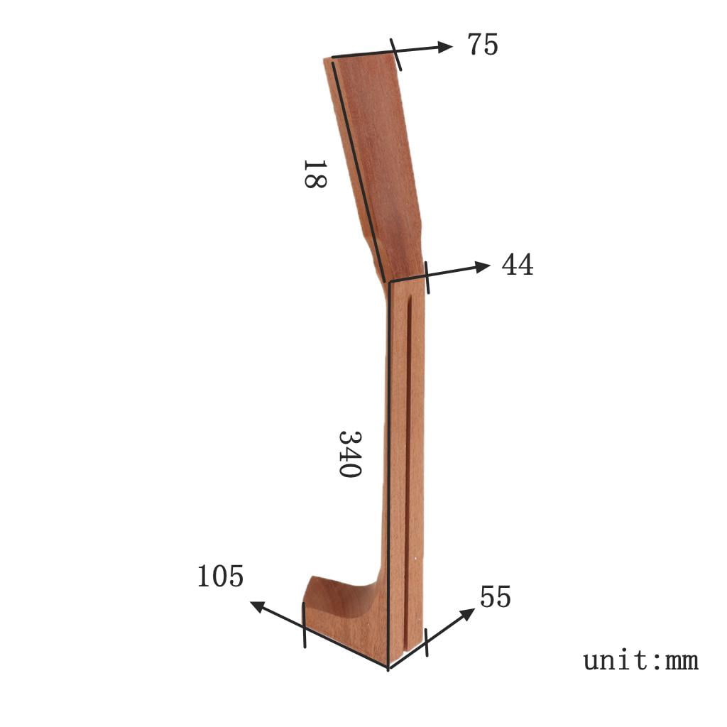 Unfinished DIY Acoustic Guitar Neck Luthier Tool Accessory for Guitar Parts