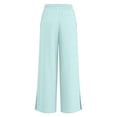 thumbnail image 4 of Kiijoy Girls Pants Lightweight High Rise Straight Leg Side Slit Pants, Sizes 11-12, 4 of 6