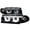Black, variant on Halo Projector Headlight for 95 to 01 BMW E87, Chrome - 10 x 22 x 25 in.