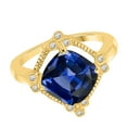 thumbnail image 3 of AoneJewelry 10K Tanzanite and Diamond Ring 2.85 Carat In Solid Rose, White & Yellow Gold, 3 of 5