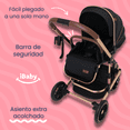 thumbnail image 4 of Carriola 4 En 1 Reversible Con Portabebé Alessia - Ibaby negro, 4 of 10