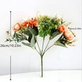 thumbnail image 6 of 2Pcs Peonies Artificial Flowers,Small Silk Flowers Fake Peonies Bouquet Rose Flower Arrangement Table Centerpiece for Wedding Party Home Decoration (Champagne), 6 of 7