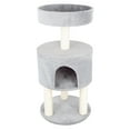 thumbnail image 7 of PETMAKER 44-Tier Kitty Cat Condo with Overhead Balcony - Gray and White, 7 of 7
