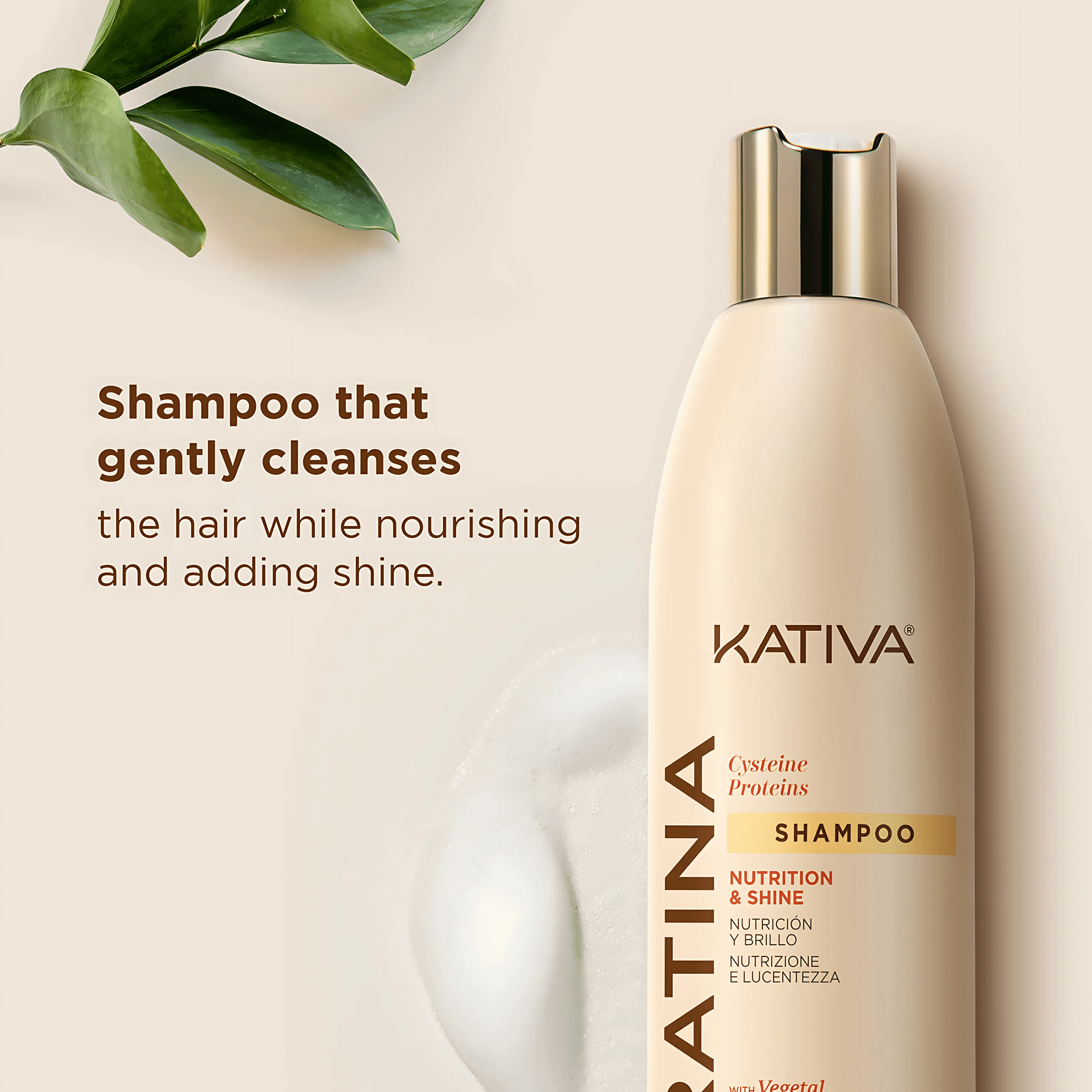 Kativa Keratina Cystein Proteins Shampoo 12.0Oz