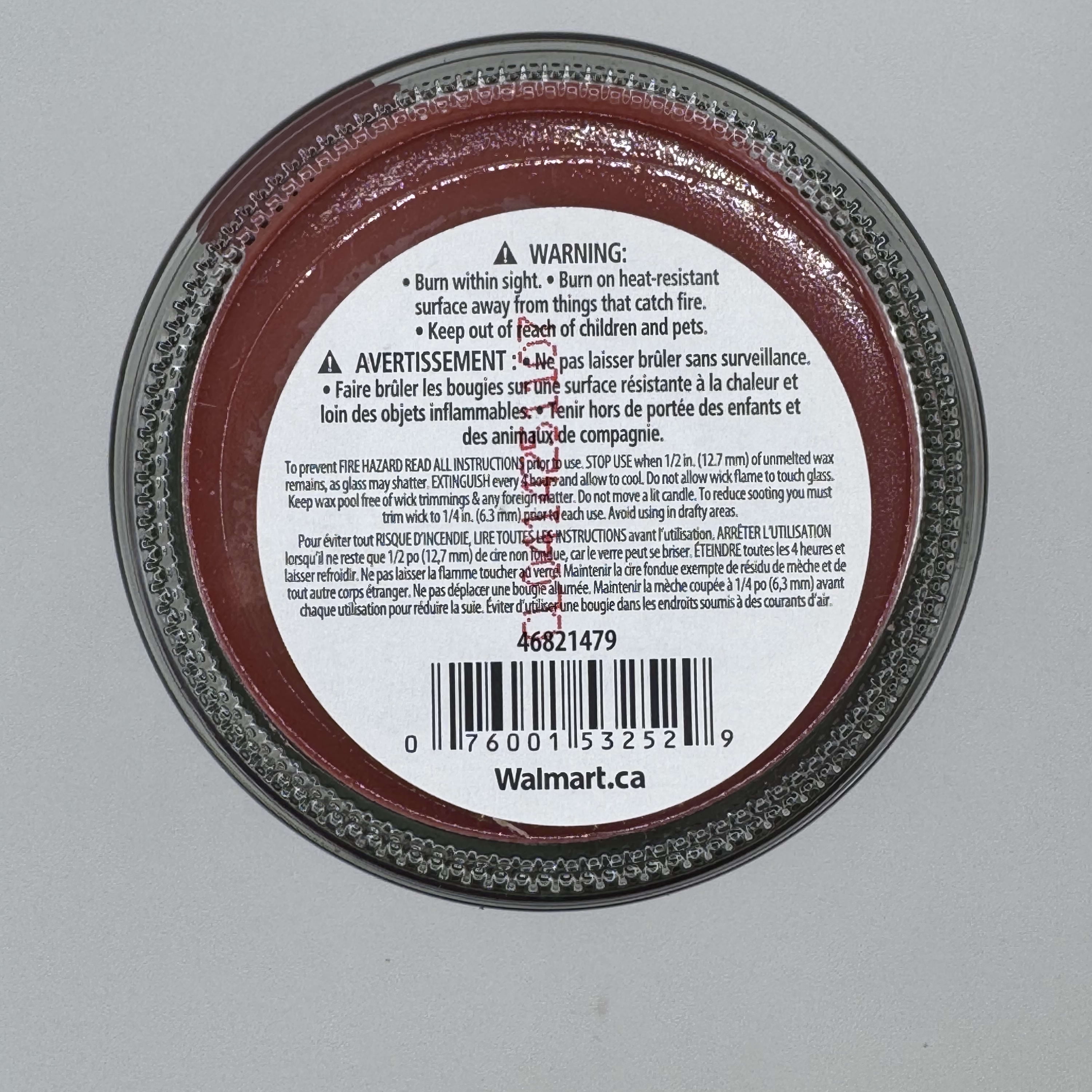 MAINSTAYS PL Apple Fritter Scented Single-Wick Glass Jar Candle, 20 oz, MAINSTAYS PL Apple Fritter Scented Single-Wick Glass Jar Candle, 20 oz