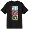 thumbnail image 1 of Shield Hero Anime Cartoon Mens Black Graphic Tee Shirt-M, 1 of 2