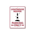 thumbnail image 2 of Lighthouse Parking Novelty Sign, Metal Wall Decor - 10x14 inches, 2 of 4