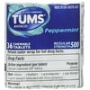 4 Pack - Tums Regular Strength, Peppermint, 12 Rolls, 144 Tablets Each