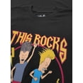 thumbnail image 2 of Tee Luv Beavis and Butt-Head This Rocks Cartoon Character Shirt (Men's) (XL), 2 of 7