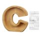 thumbnail image 1 of Alfabeto de juguete de alcancía personalizado de madera para niños (alfabeto-c) Afortunado Sencillez, 1 of 5