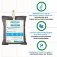thumbnail image 3 of Kit de bolsas purificadoras de carbon activado 100% biodegradable Biopure 300 gr, 3 of 6