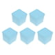 thumbnail image 1 of 5 recipientes cuadrados para alimentos, para el refrigerador, para frutas y verduras, con tapa (azul, 550 ml), 1 of 7