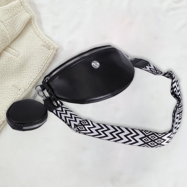Bolsa De Pecho Bolso de pecho Casual Jacquard Correa Saddle Bag Portátil Simple con monedero (estilo 3) Sywqhk Para Estrenar