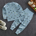 thumbnail image 2 of TOWED22 Little Boys Pajamas Sets Dinosaur Cotton 2 Piece Toddler Clothes Kids Pjs Sleepwear 6-12 Months 12-24 Months 2t 3t 4t 5t 6t 7t 8t 9t Children,Dark Blue,2-3 Y, 2 of 4