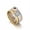 KR90132BWX, variant on Womens Titanium Steel Heart Shaped Ring Electroplated Design with Diamond Accent Fashion Jewelry Heart Ring for Her Heart Promise Ring Jewelry Gift for Women