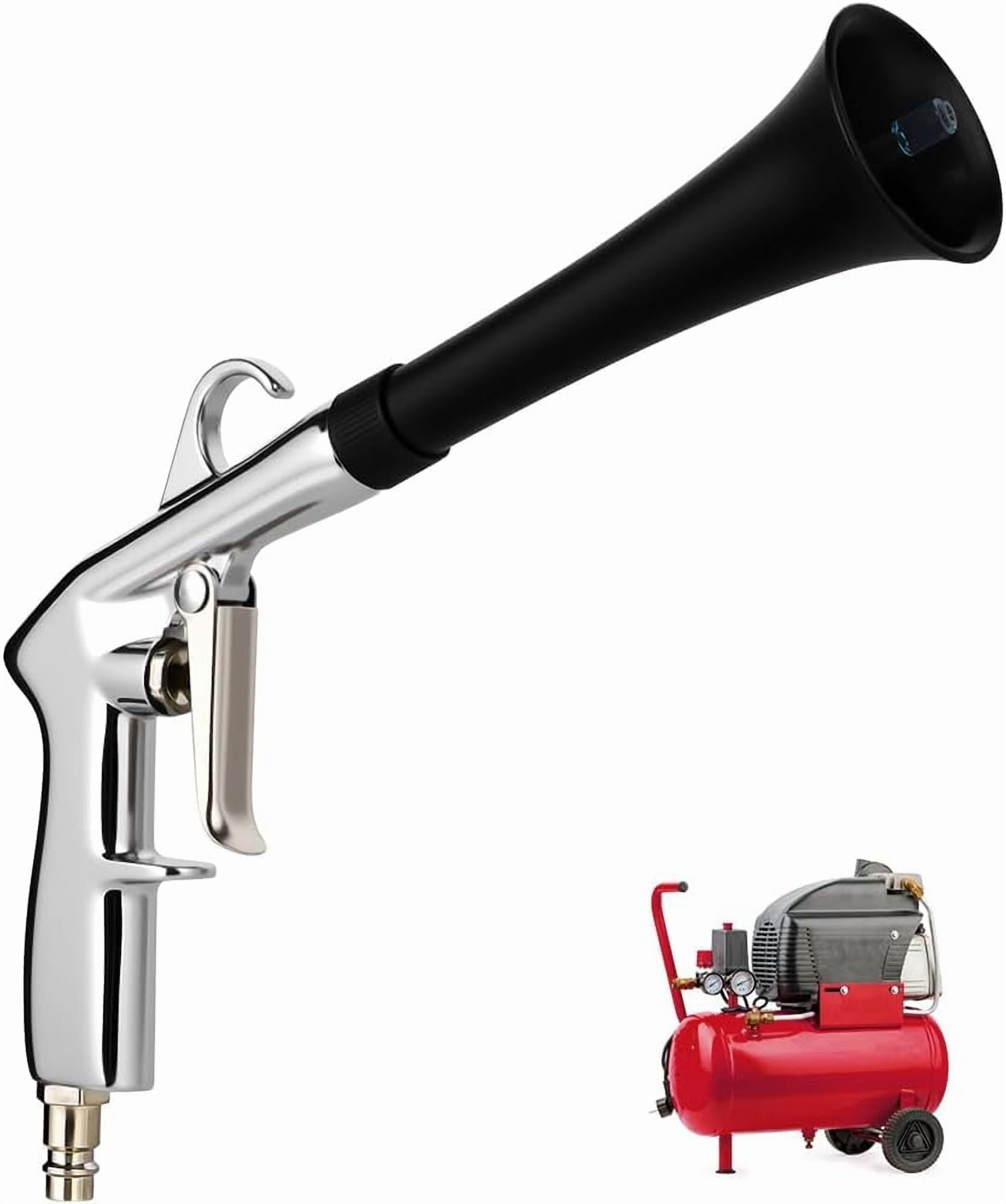 Car Cleaning Gun, Detailing Interior Dryer Air Blow Gun, Classic Air Blow Gun, High Pressure Compressed Dry Blow Gun for Interior Automobile Upholstery Carpets Tables and Chairs