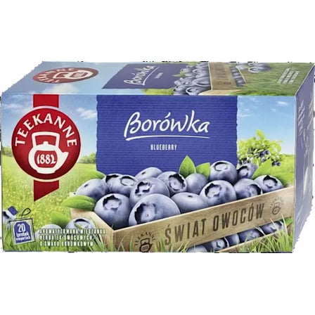 Teekanne tea BLUEBERRY fruit tea -1 box/ 20 tea bags