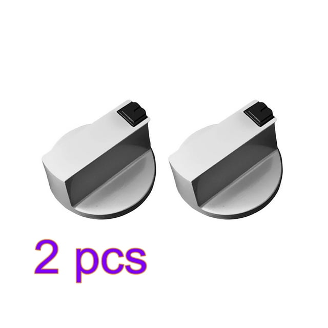 4PCS Rotary Switches Round Knob Stove Burner Oven Kitchen Parts Handles Metal Fire Switch Button, 6mm, Type 2