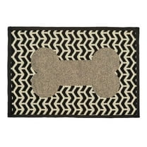 Loving Pets 842982075665 Bella Fashion Mats, Brown - Geometric Bone - One Size