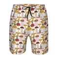 thumbnail image 4 of Naloa Mushroom Men's Beach Shorts, Surfing shorts, Swim trunks, Quick Dry Swim Trunks for Surfing Beach Fun - Small, 4 of 9