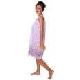 thumbnail image 3 of Women's Floral Sleeveless Embroidered Pointelle Nightgown, Plus Size 4XL, Color Purple, 3 of 5