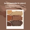 thumbnail image 4 of Kit de cejas Kara Beauty Every Shade of You con polvos y pomadas, 4 of 8